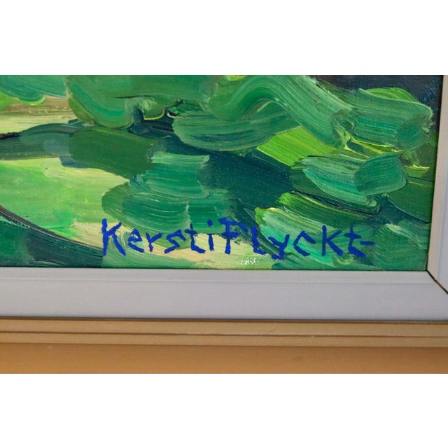 Kersti Flyckt, Clearing, 1960s, Oil on Canvas, Framed For Sale - Image 8 of 9