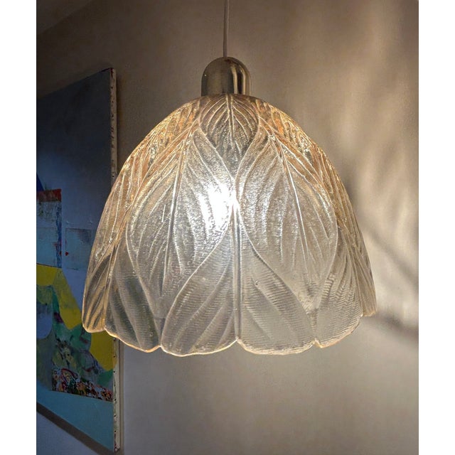 Leaf Suspension Light from Peill & Putzler, 1970s For Sale - Image 4 of 11