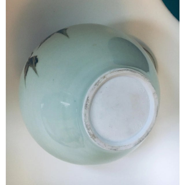 Large Calligraphic Vessel Vase Pot With Lid by Bruce Van Valen Signed For Sale In New York - Image 6 of 8