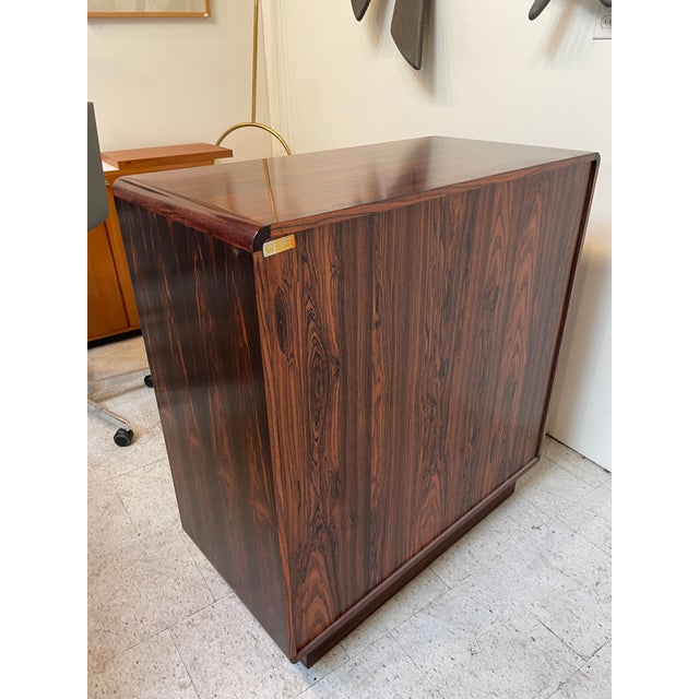 1970s 6-Drawer Brazilian Rosewood Highboy For Sale In Los Angeles - Image 6 of 7