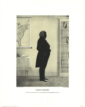 1965 Henry Brown 'Daniel Webster' Offset Lithograph