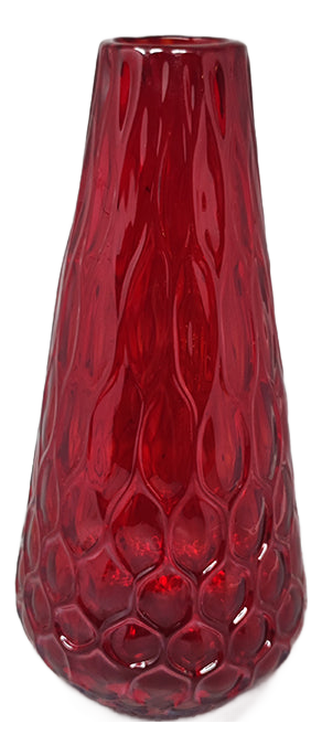 Red Vase in Murano Glass by Ca Dei Vetrai, Italy, 1960s