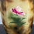 Early 20th Century Floral Table Lamp Hand Painted Porcelain Style of Royal Nippon Black Bell Shade For Sale - Image 9 of 18