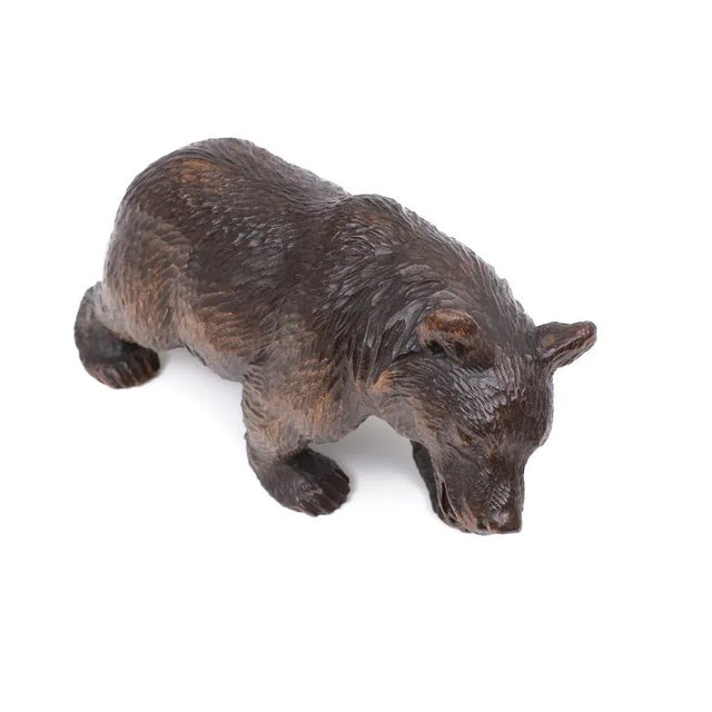 1920s Antique Hand Carved Black Forest Bear, Germany, 1920s For Sale - Image 5 of 9