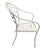 2000 - 2009 Vintage Palm Beach Regency White Aluminum & Vinyl Strap Armchairs For Sale - Image 5 of 12