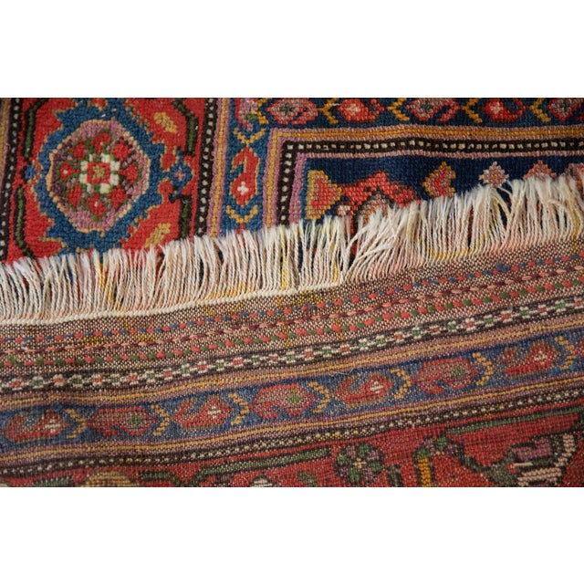 Antique Kurdish Hamadan Rug - 3'9" x 5'10" For Sale - Image 10 of 11