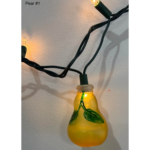 All 6, 1-Price- Vintage Glass Christmas Light Covers - Fruits01 For Sale - Image 10 of 13