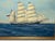 Mid-Century Modern Vintage Maritime Oil Painting of “Britannia of Åland” – Scandinavian Ship Portrait, Baltic Barque, Signed Hartvik After Lind For Sale - Image 3 of 18