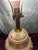 Vintage Italian Capodimonte Porcelain Table Lamp With Custom Fringe Shade - Mythological Bas Relief For Sale - Image 12 of 13