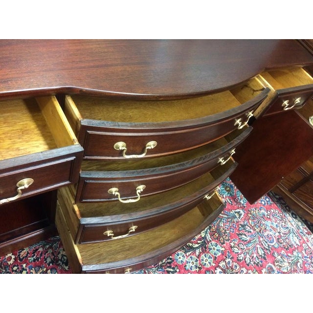 Vintage Mahogany Buffet, Federal Revival Server For Sale - Image 11 of 11