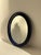 Oval Wall Mirror with Blue Ceramic Frame, 1970s For Sale - Image 6 of 7