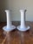 French Provincial Pair of Dieulefit PHP Pottery Made in France Candlestick Holders For Sale - Image 3 of 10