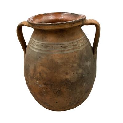 Farmhouse Antique Hungarian Folk Art Cooking Pottery For Sale - Image 3 of 5