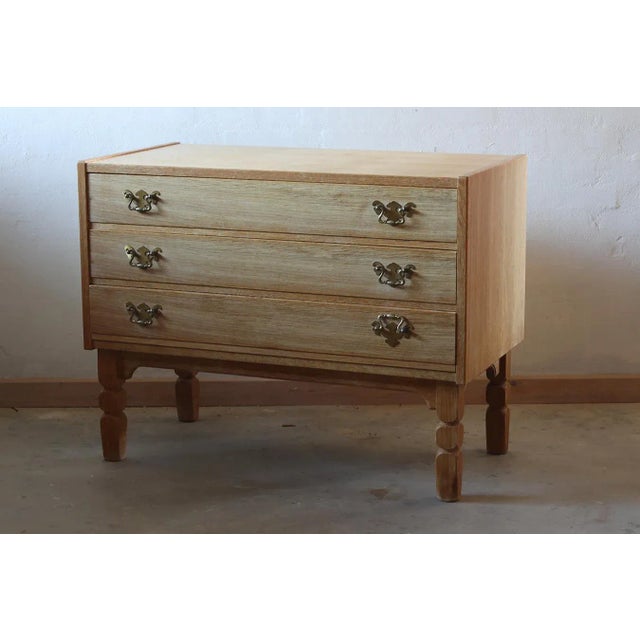 Danish Chest in Oak For Sale - Image 6 of 6
