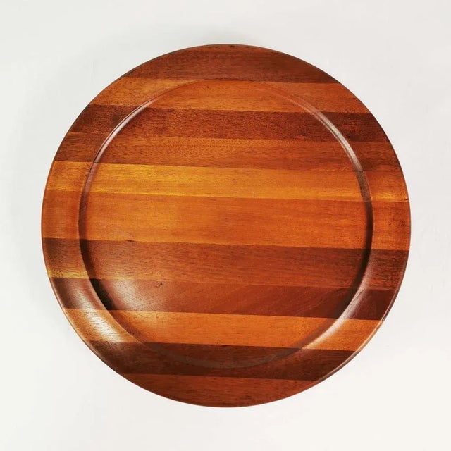 Mid-Century Modern Large Teak Platter, Norway, 1970s For Sale - Image 3 of 7