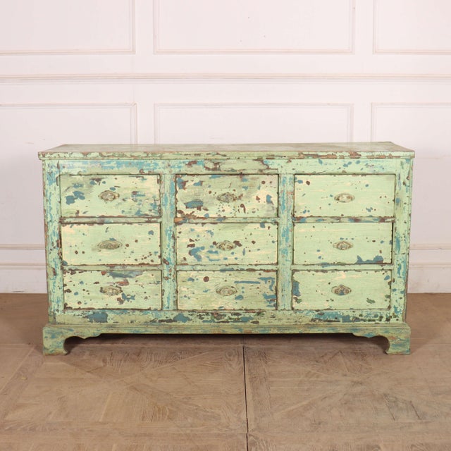 English Painted Dresser Base For Sale - Image 13 of 13