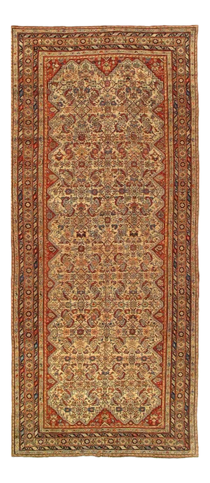 Beige Fine Antique Persian Nw Rug 5'6'' X 13'