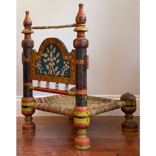 Mid 19th Century 19th Century Traditional Tribal Chair For Sale - Image 5 of 13