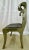 Pair of Neoclassical Side Chairs, Wrapped Metal, Rams Heads, Europe Gustavian For Sale - Image 9 of 13