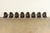 1980s Charles & Ray Eames for Herman Miller DSS Seal Brown Stacking Shell Chairs | Set of Eight For Sale - Image 5 of 15