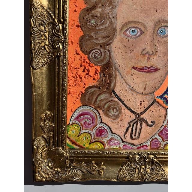 Original Painting on Canvas, Portrait of Elizabeth Hamilton Signed S. Graff, Coa For Sale - Image 9 of 9