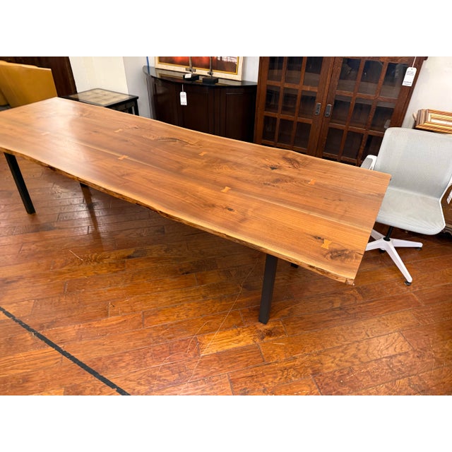 Room & Board Chilton Live Edge Dining Table For Sale - Image 11 of 12