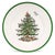 Celebrate the holidays in classic style with this beautiful set of 8 vintage earthenware dinner plates by Spode in the...