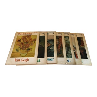 Vintage Great Artists Books - Set of 7 For Sale