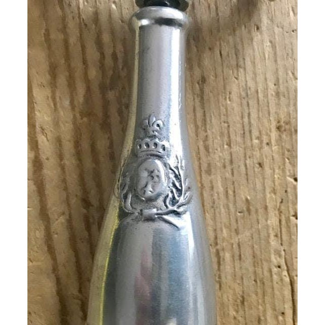 Traditional Vintage Grand Cru Pewter Corkscrew Stamped Etain For Sale - Image 3 of 11