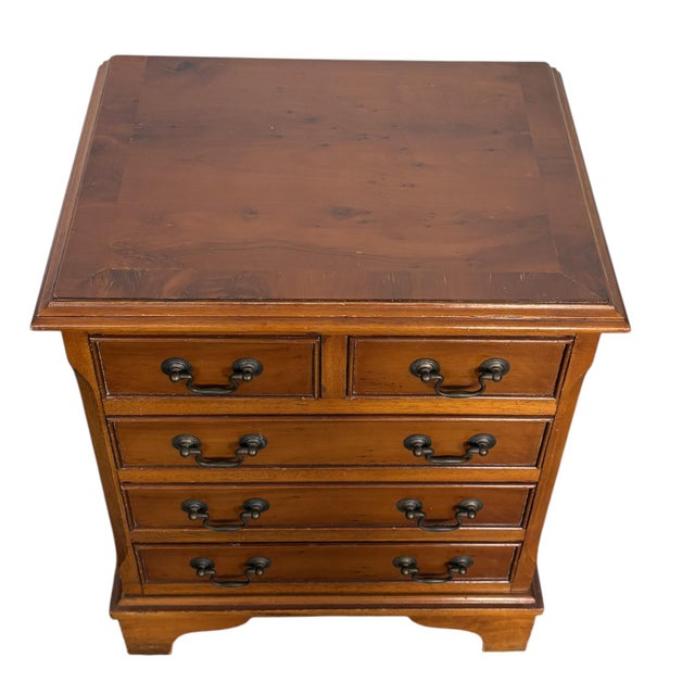Vintage Wooden Sideboards with Handles, Set of 2 For Sale - Image 3 of 5