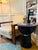 A spectacular Elba Side Table by Sylvan S.F., an extraordinary sculptural design combining hand-dyed parchment goatskin,...