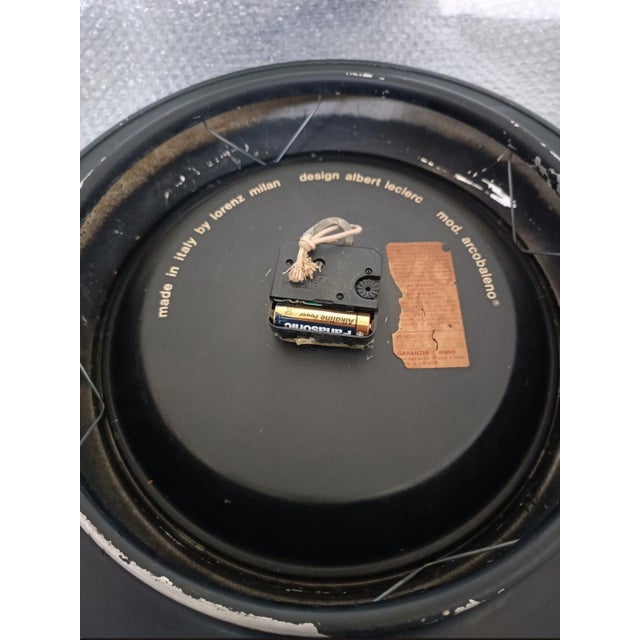 Arcobaleno Clock by Albert Leclerc for Lorenz, 1969 For Sale - Image 6 of 8