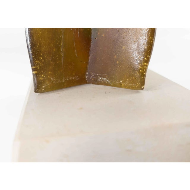 French Daum Nancy Pate De Verre Cactus Bookends by Joseph Hilton McConnico For Sale - Image 9 of 13