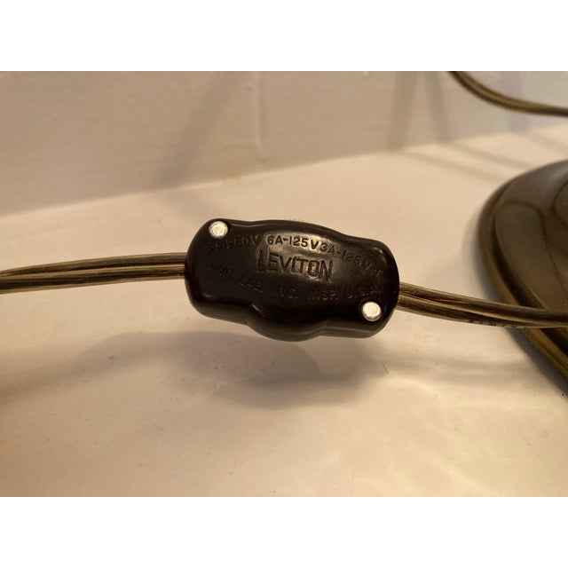 Metal Early 20th Century Double Arm Student Lamp For Sale - Image 7 of 13