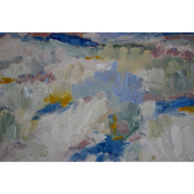 Abstract Desert Landscape Contemporary Southwest Oil Painting For Sale - Image 3 of 11