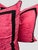 Textile Fuchsia and Black Tape, Cord Custom Pillow Pair For Sale - Image 7 of 9