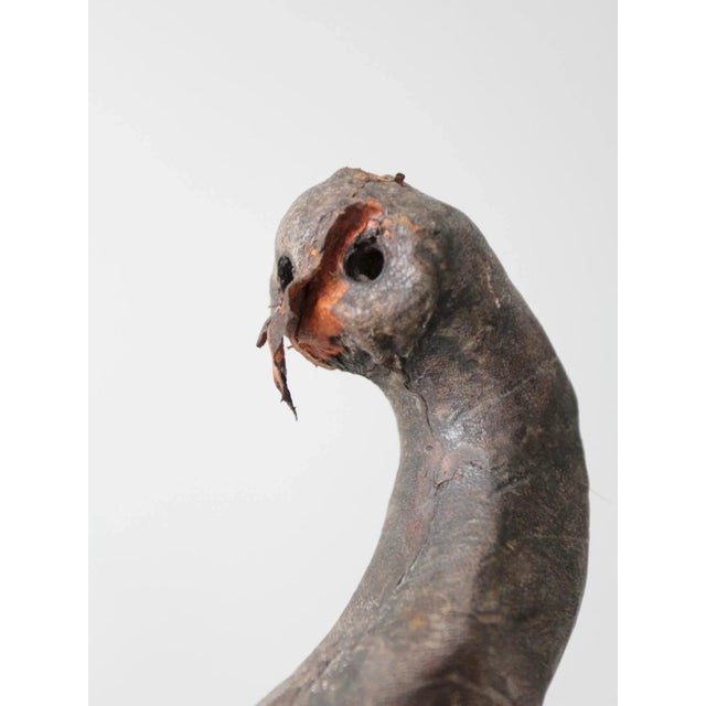 Antique Leather Elephant For Sale - Image 10 of 13