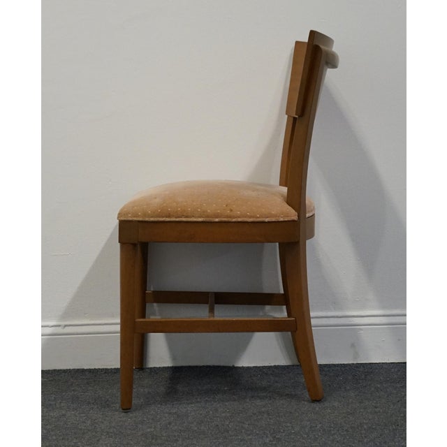 Late 20th Century High End Vintage Maple MCM Mid Century Modern Inspired Contemporary Dining Side Chair For Sale - Image 5 of 9