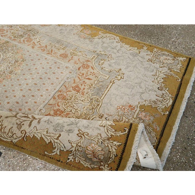 Galerie Shabab Collection Early 20th Century Turkish Souf Hereke Rug For Sale - Image 9 of 10