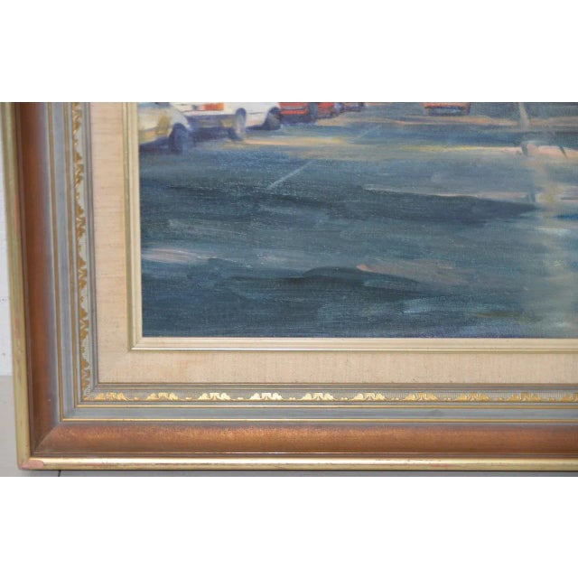 Impressionist City Scene by A. Neate For Sale - Image 5 of 9