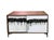 Contemporary Contemporary Walnut Cabinet With Original Hand-Painted Abstract Art Doors - Instock For Sale - Image 3 of 5