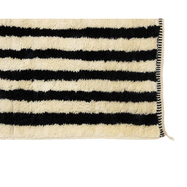 Textile Hand-Knotted Wool Premium Rug by Azele Studio For Sale - Image 7 of 11
