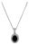 1.90ctw Green Tourmaline Diamond Halo Pendant Necklace 14k Whtie Gold 18.5" For Sale