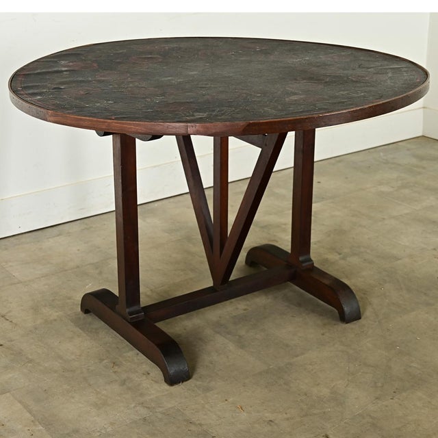 French 19th Century Walnut Wine Tasters Table For Sale - Image 10 of 12