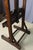 Large 19th-century oak painter's easel. It features a double rack and pinion mechanism (one for raising and lowering, and...