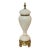 Antique French Opaline and Bronze Lamp For Sale