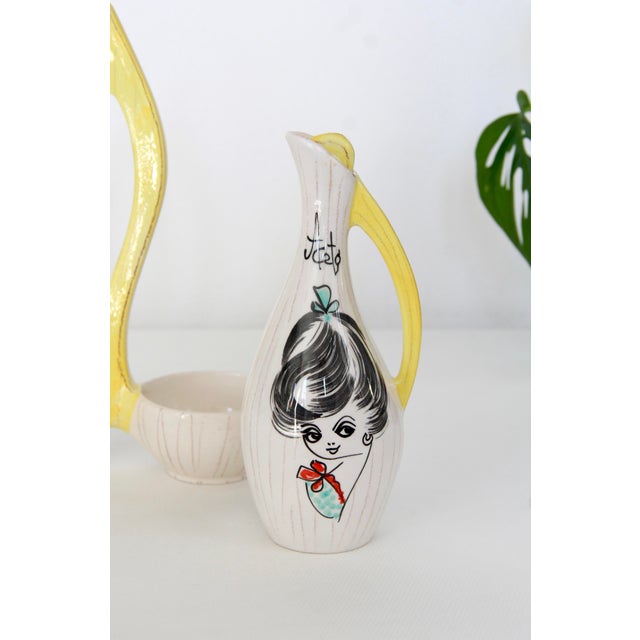 Mid-Century Modern Oil and Vinegar Cruet Set by Esperia, Italy, 1950s, Set of 3 For Sale - Image 6 of 10