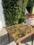 Pair of Vintage Resin Mottled Pebble Top Nesting Side Tables, Set of 2 For Sale - Image 12 of 14