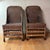 Vintage Chocolate Brown Wicker Chairs, Set of 2 For Sale - Image 6 of 9
