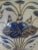 Antique Blue & White Vase With Gilt Highlights For Sale In Los Angeles - Image 6 of 7